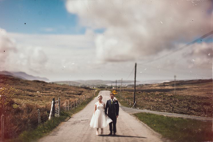 Donegal wedding photographer - irish wedding - woods portraits - Lake House hotel - mercedes wedding - vintage dress 0055 T + F | Lake House Hotel | Donegal wedding photography 55
