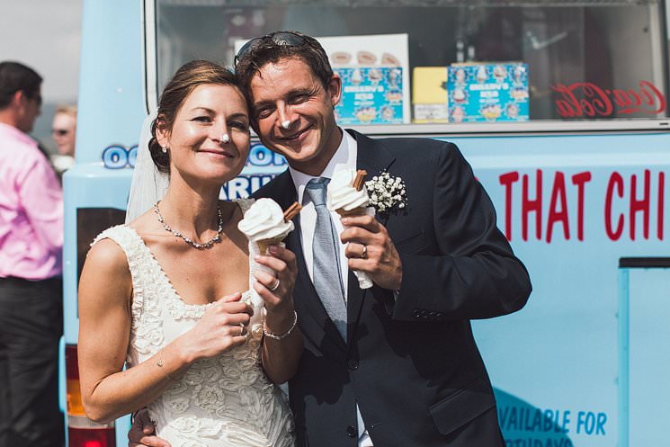 ice cream wedding van