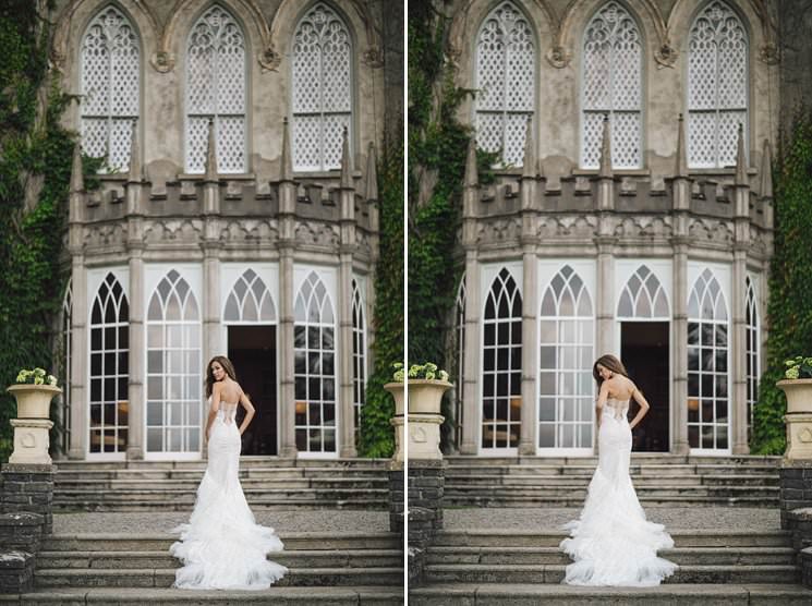 Luttrellstwon castle wedding bride - wedding photographer 0002